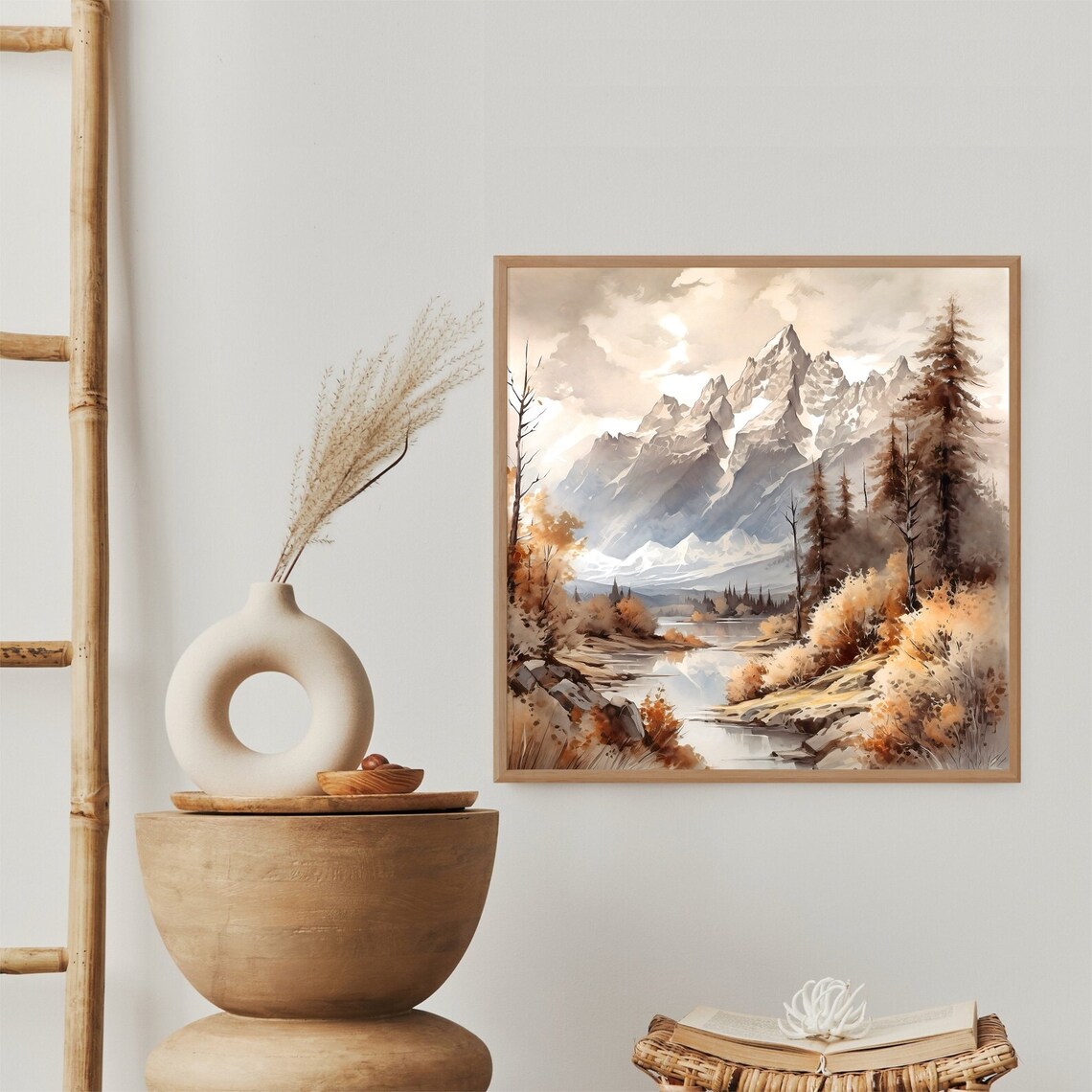 Grand Teton National Park Travel Poster, Wall Art - Image 3