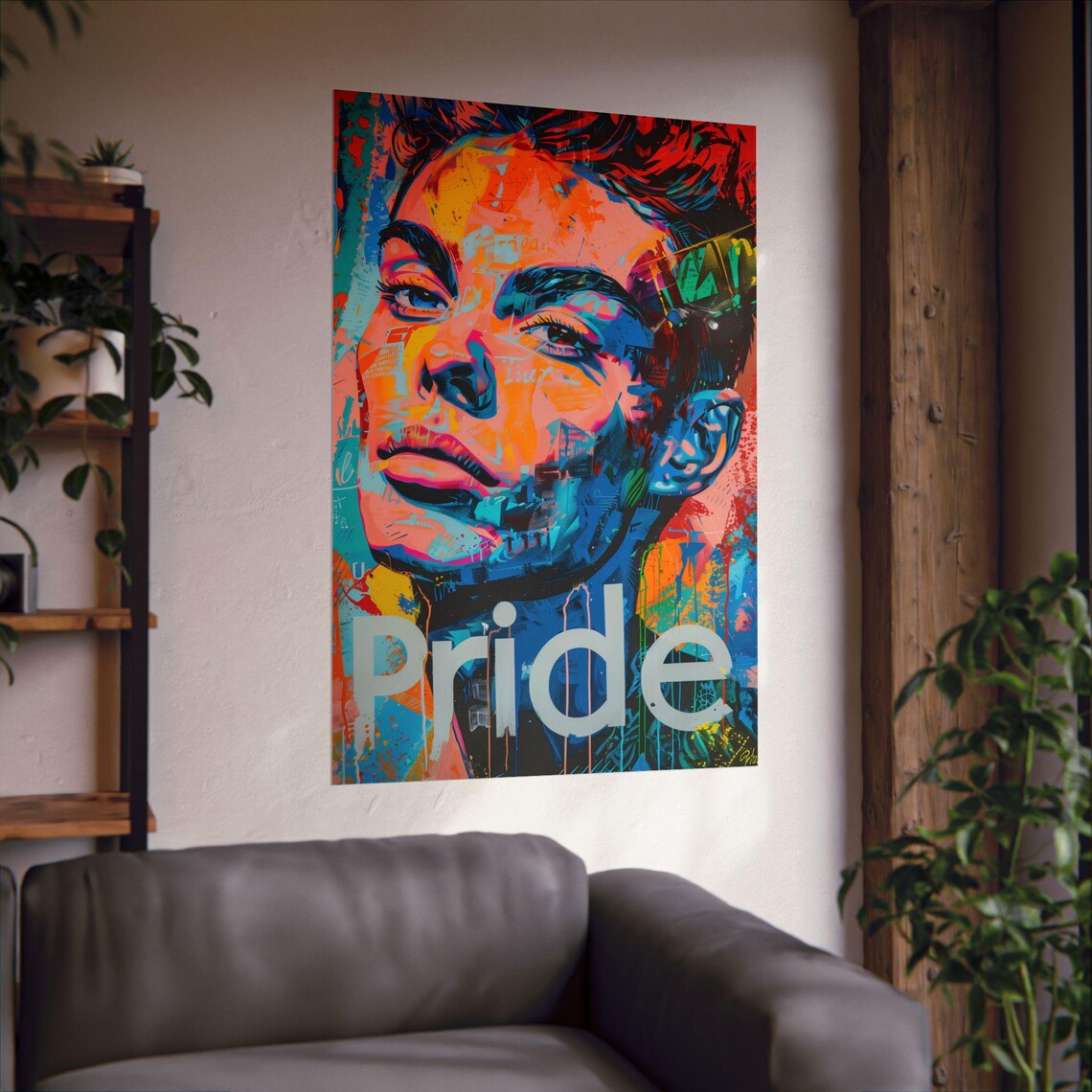 Pride Support LGBTQ Statement, Home Office Decor - Image 2