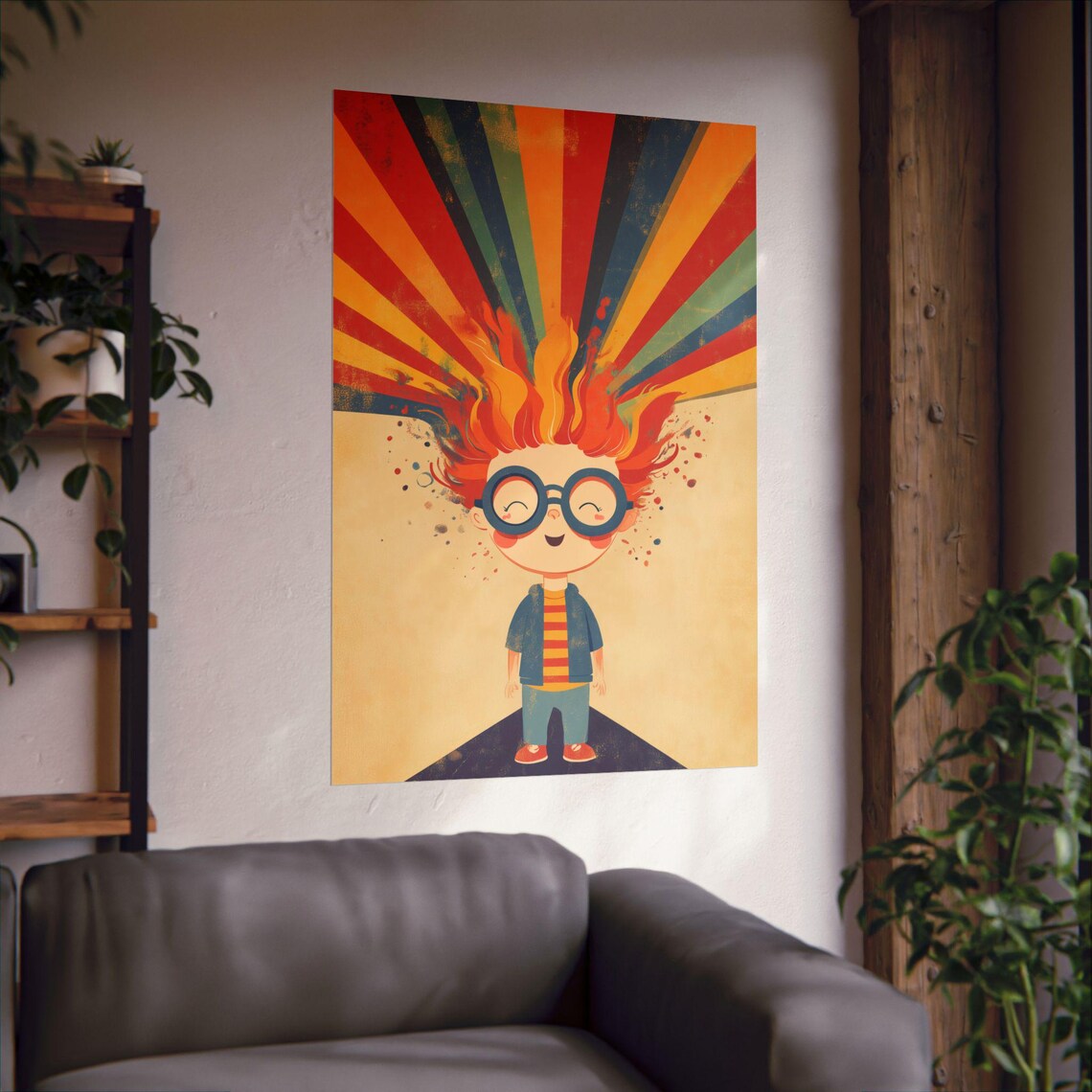 Mind On Fire Mental Health Neurodiversity Poster - Image 2