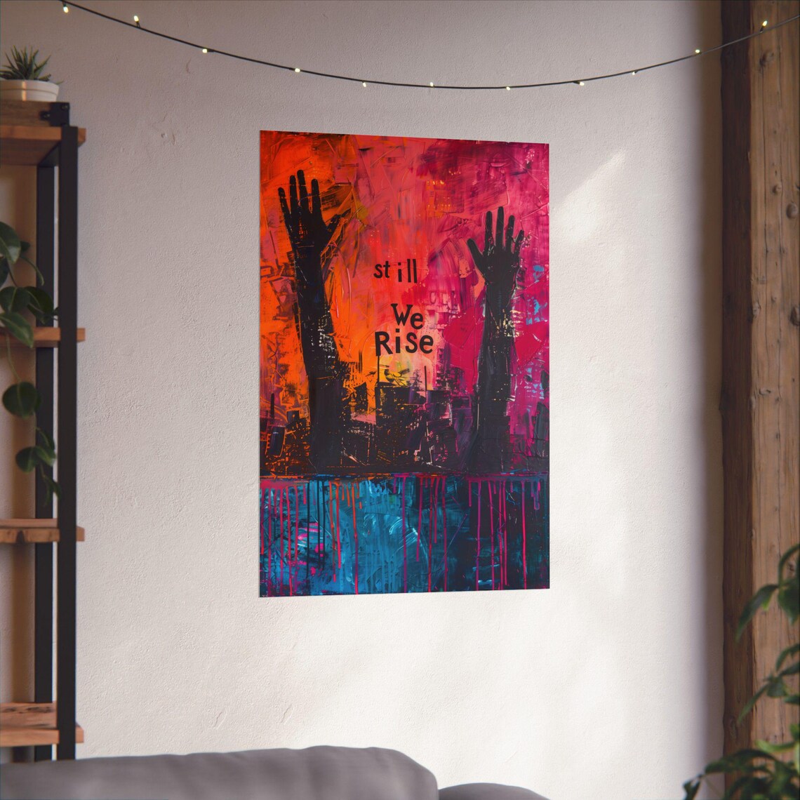 Still We Rise Expressionist Art Print, Activist Poster - Image 3