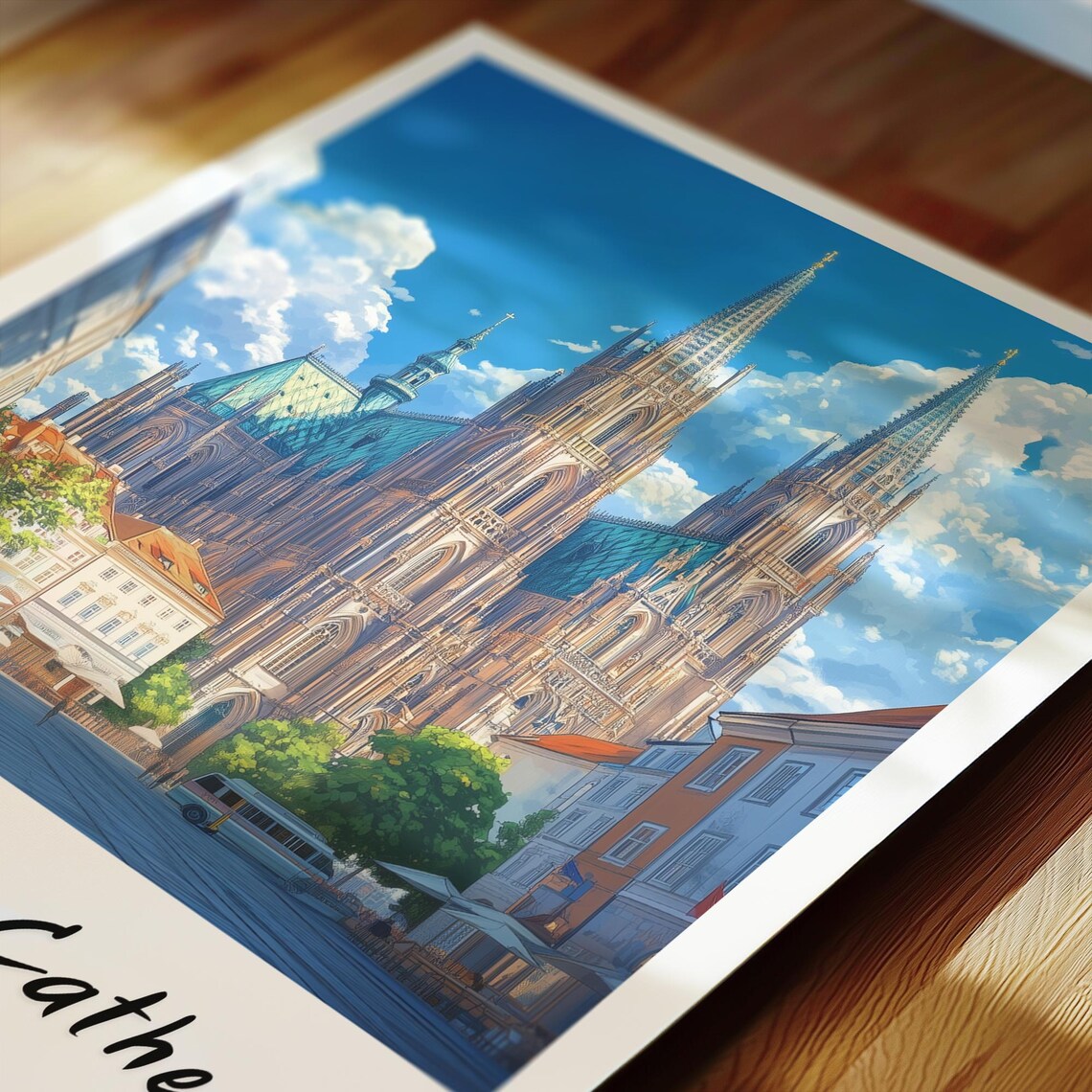 St Stephens Cathedral Austria Travel Poster - Image 2