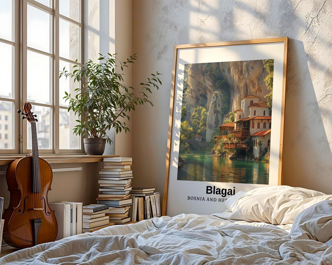 Blagaj Travel Poster, Bosnia And Herzegovina - Image 3