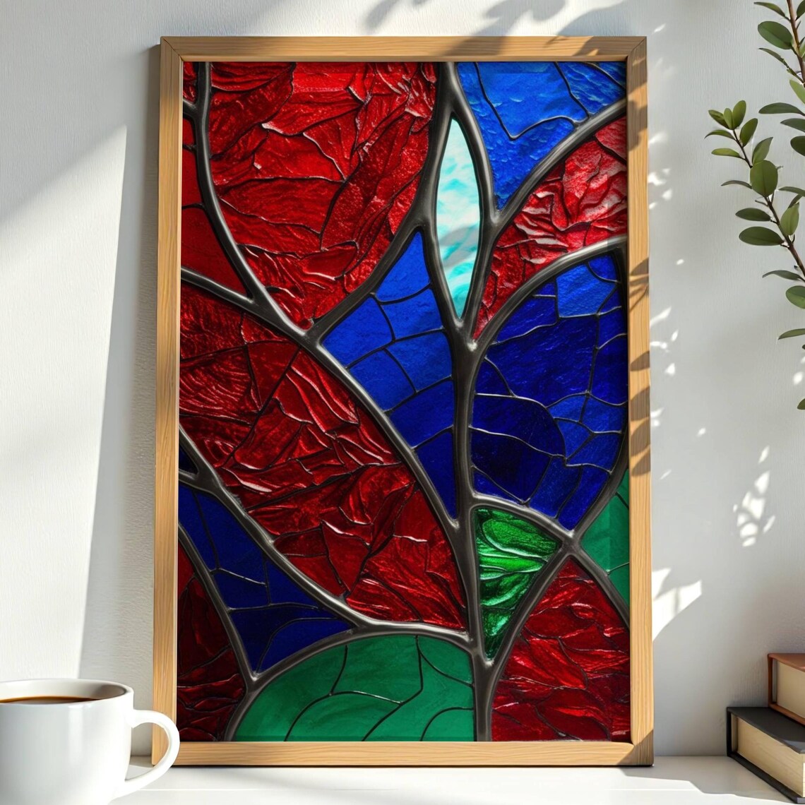 Stained Glass Art Print for Modern Spaces - Image 4