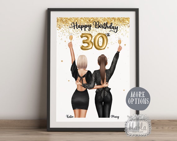30th Birthday Gift Friend Gift Friend Birthday Gift Best Friend Gift Friend Gift Friend Wall Art Birthday Gift Personalised Gift