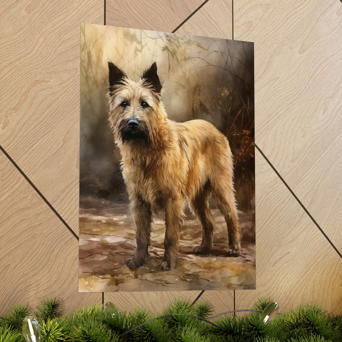 Berger Picard Dog Art Print Dog Wall Art Animal Art Print Animal Art Poster Dog Lover Gift Colorful Animal Wall Art Cool Dog Art - Image 2