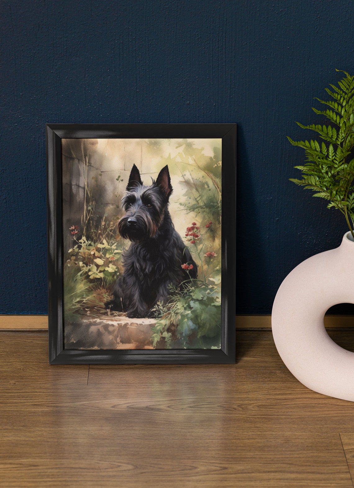 Scottish Terrier Dog Art Print Dog Wall Art Animal Art Print Animal Art Poster Dog Lover Gift Colorful Animal Wall Art Cool Dog Art