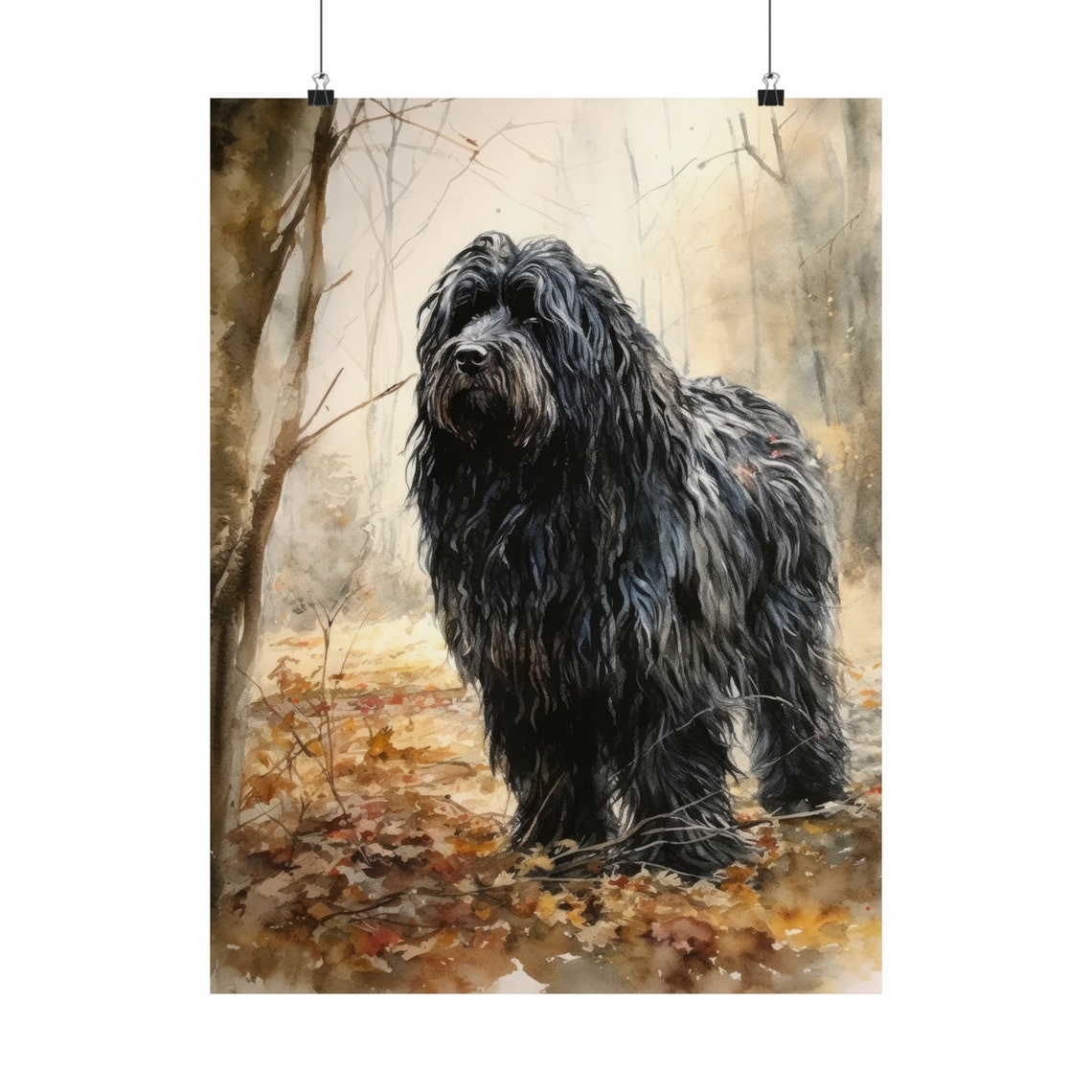 Puli Dog Art Print Dog Wall Art Animal Art Print Animal Art Poster Dog Lover Gift Colorful Animal Wall Art Cool Dog Art - Image 5