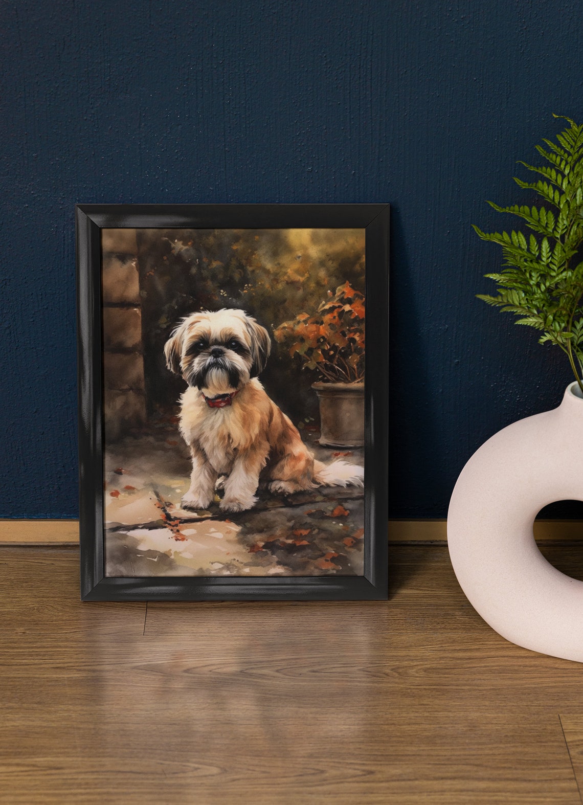 Shih Tzu Dog Art Print Dog Wall Art Animal Art Print Animal Art Poster Dog Lover Gift Colorful Animal Wall Art Cool Dog Art