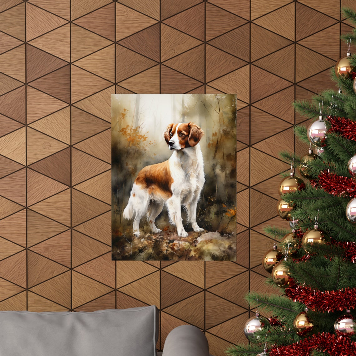 Nederlandse Kooikerhondje Dog Art Print Dog Wall Art Animal Art Print Animal Art Poster Dog Lover Gift Colorful Animal Wall Art - Image 3