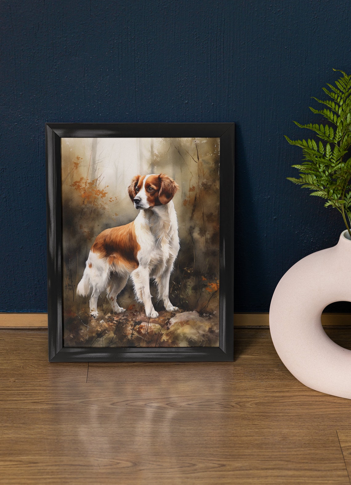 Nederlandse Kooikerhondje Dog Art Print Dog Wall Art Animal Art Print Animal Art Poster Dog Lover Gift Colorful Animal Wall Art