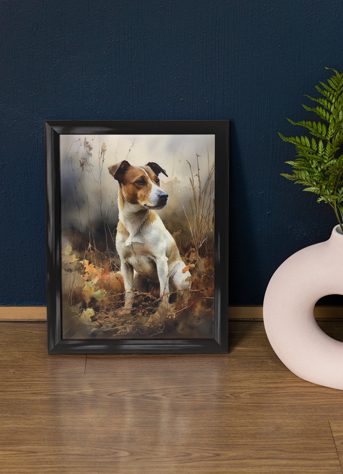 Jack Russel Terrier Dog Art Print Dog Wall Art Animal Art Print Animal Art Poster Dog Lover Gift Colorful Animal Wall Art Cool Dog Art