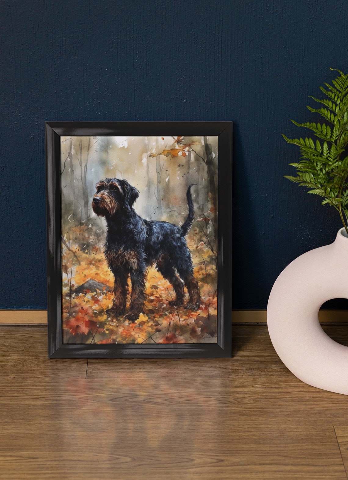Barbet Dog Art Print Dog Wall Art Animal Art Print Animal Art Poster Dog Lover Gift Colorful Animal Wall Art Cool Dog Art
