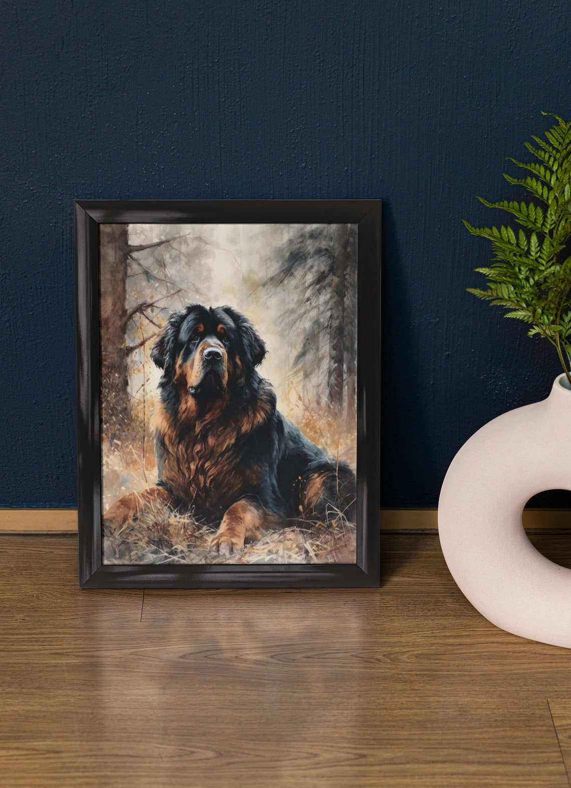 Tibetan Mastiff Dog Art Print Dog Wall Art Animal Art Print Animal Art Poster Dog Lover Gift Colorful Animal Wall Art Cool Dog Art