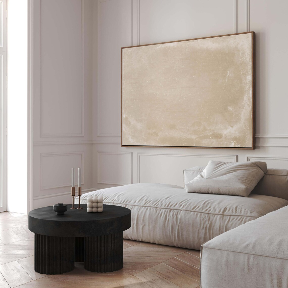 Neutral Abstract Art Print, Modern Minimalist Decor - Image 4