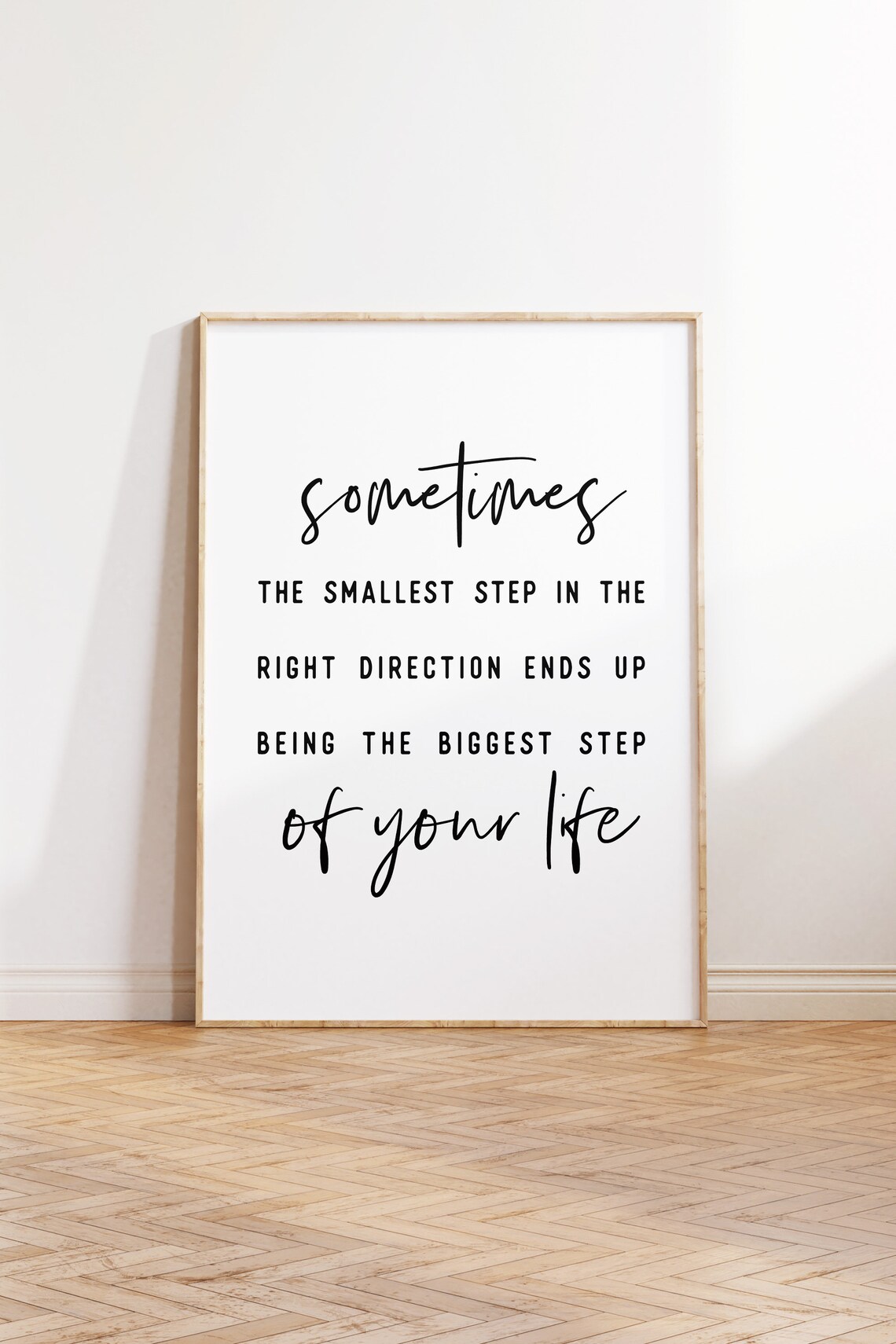 Life Quote Motivational Quote Typography Art Print - Image 2