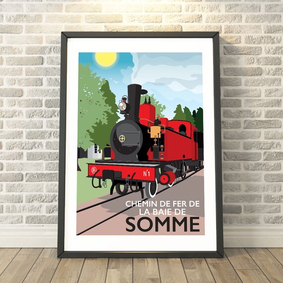 Chemin De Fer La Baie Somme Bay Railway Travel Poster