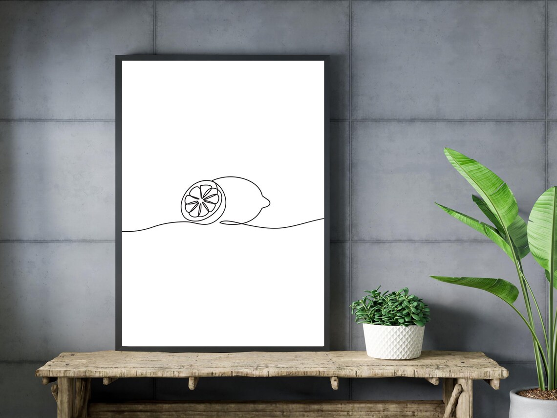 Lemon Line Art - Image 3