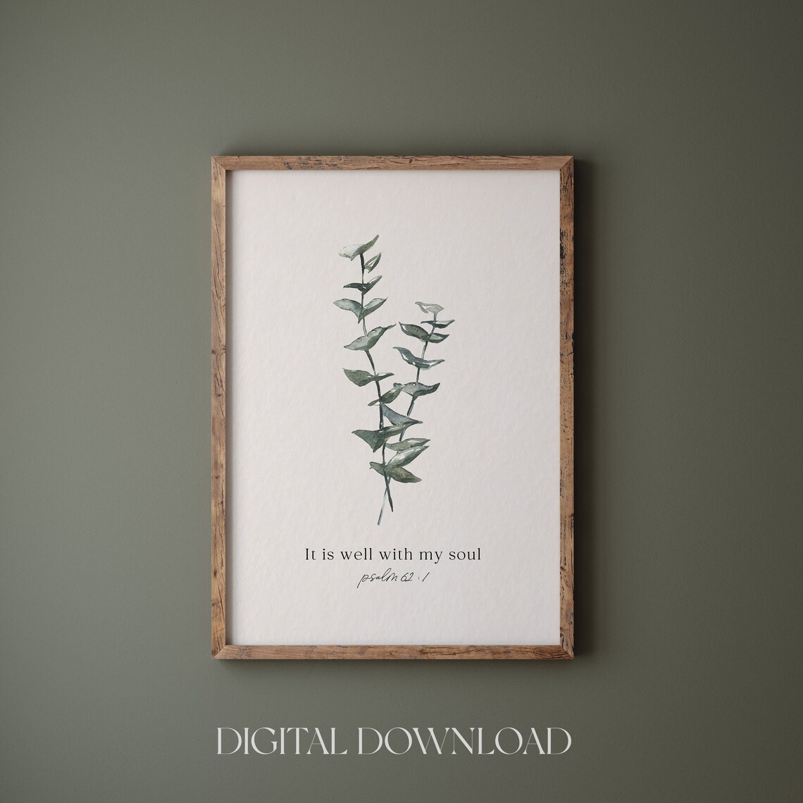 It Is Well With My Soul Minimalist Christian Art Print