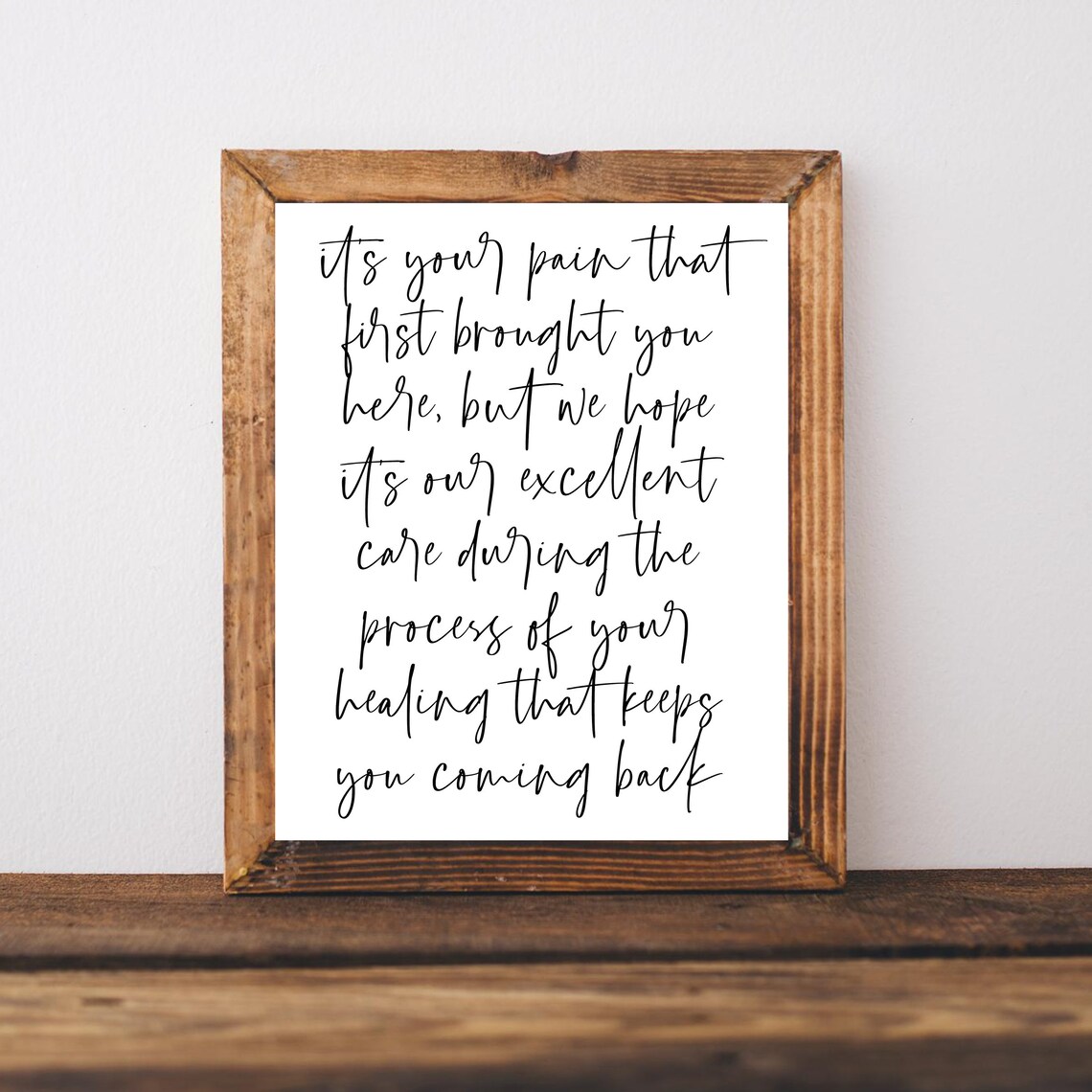 Chiropractic Office Decor Poster, Clinic Wall Art