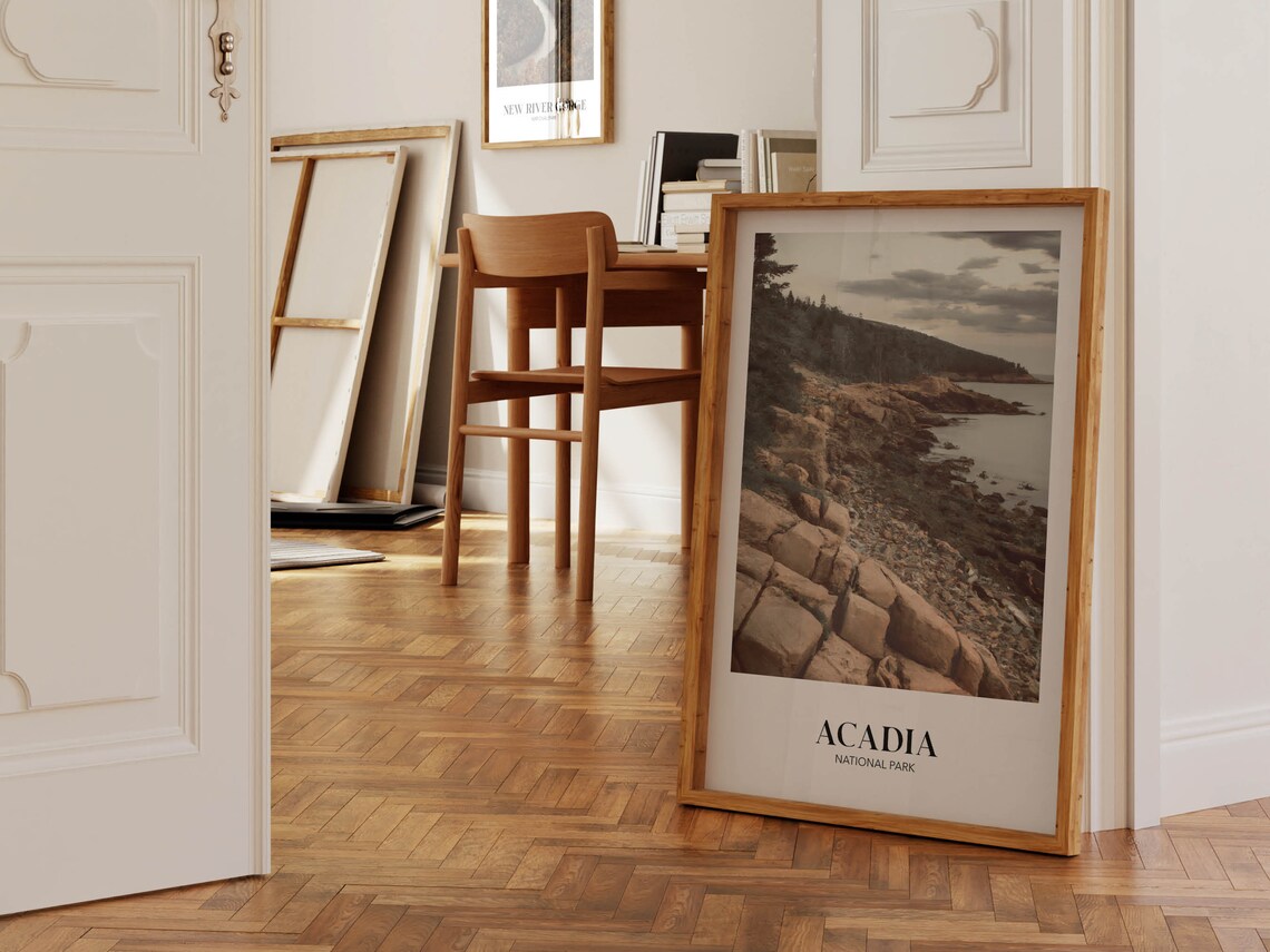 Acadia National Park Vintage Travel Poster Print - Image 2