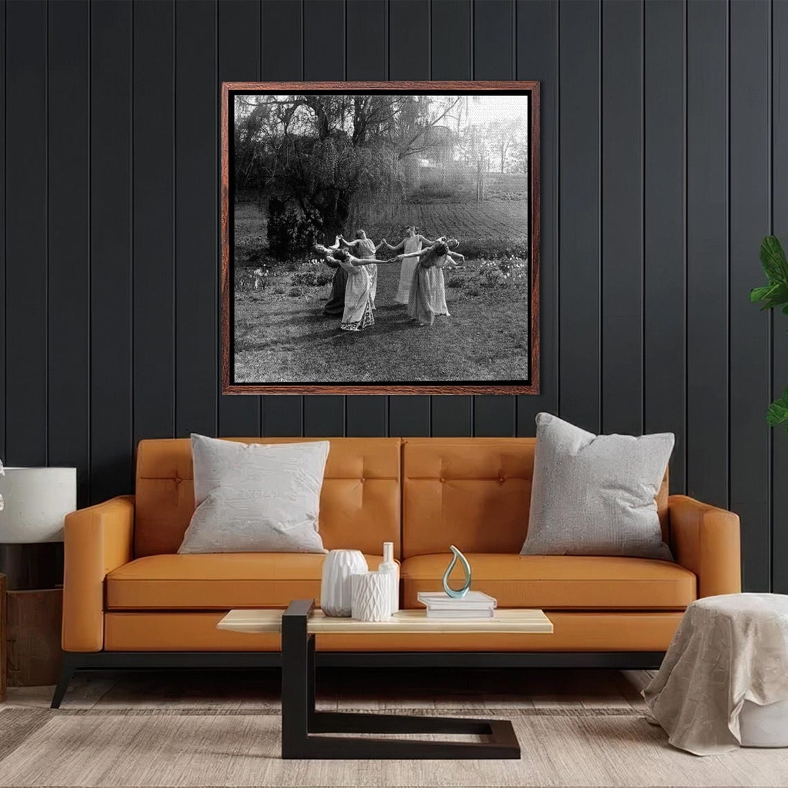 Women Dancing In A Circle Vintage Ritual Garden Photo Poster - Image 2