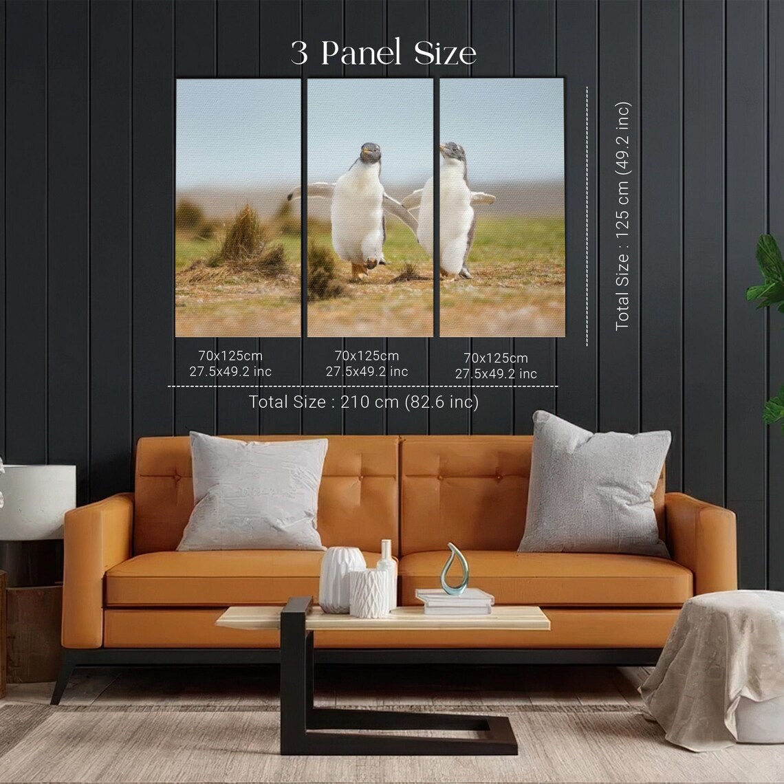 Happy Baby Penguins Waddling Together On The Beach Photo Poster - Image 2