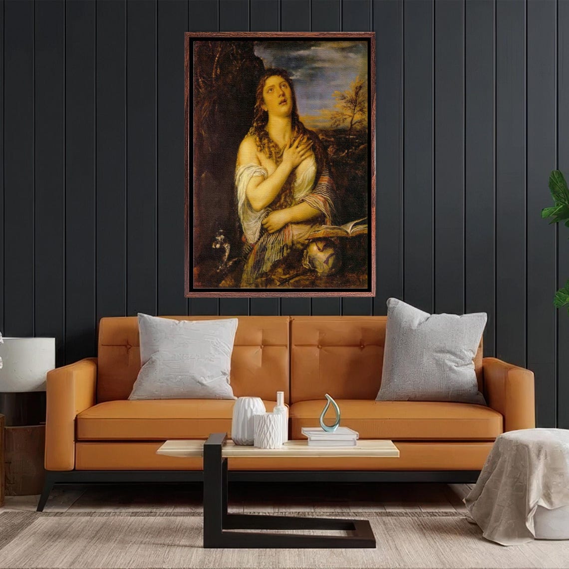 Titian The Penitent Magdalene Classic Art Reproduction Poster - Image 2