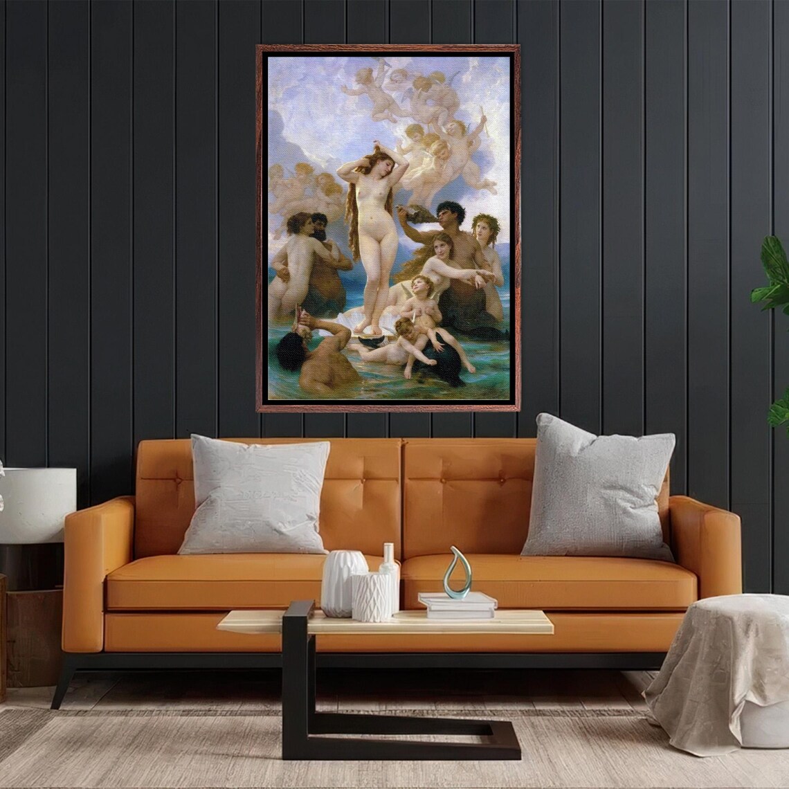 Bouguereau The Birth Of Venus Classic Art Reproduction Poster - Image 2