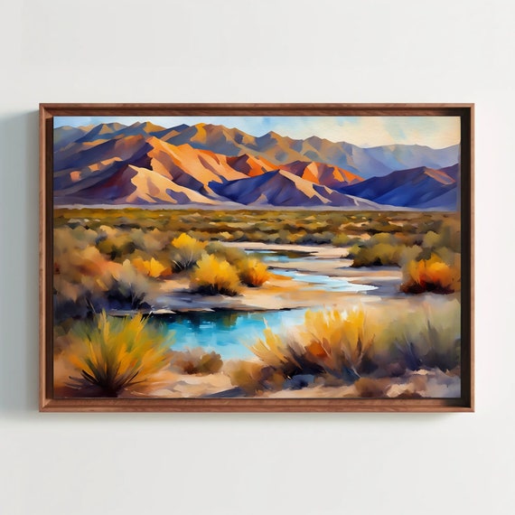 Anzaborrego Desert State Park Watercolor Print Art Painting Landscape Wall