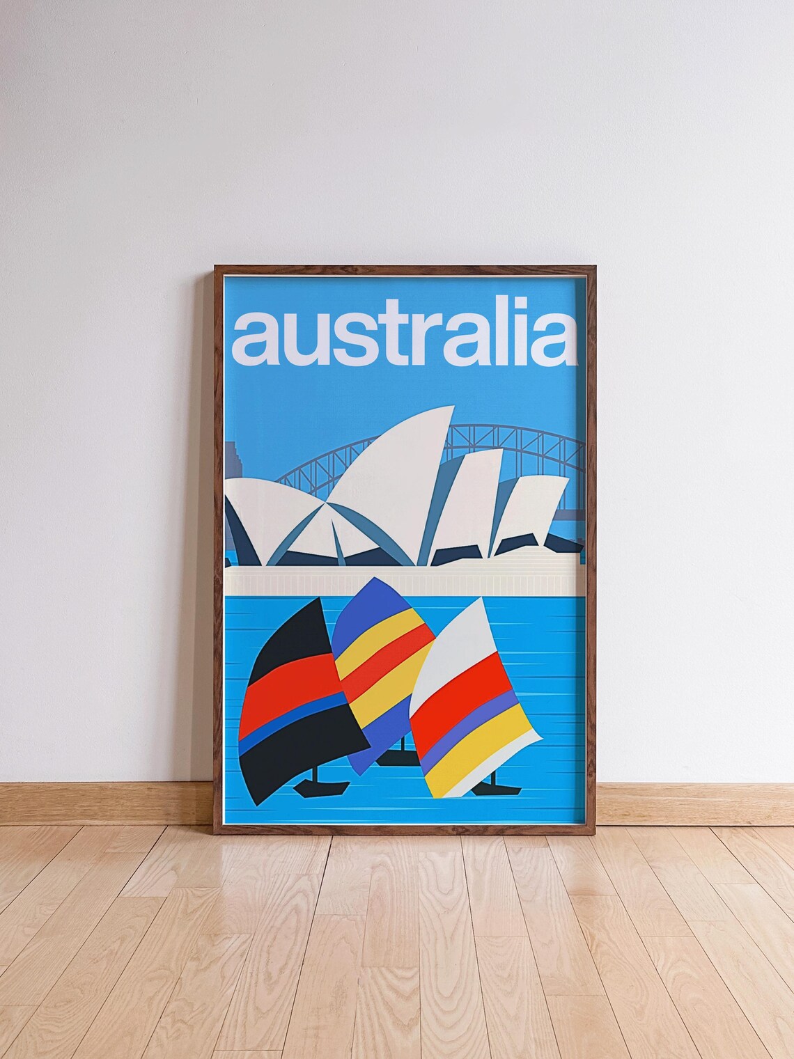 Australia Sydney Vintage Travel Poster, Retro Travel - Image 2