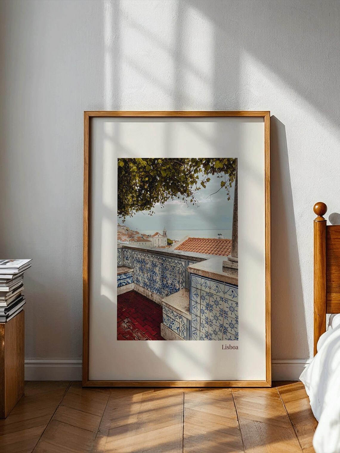 Lisbon Portugal Balcony, Travel Photography Art Print