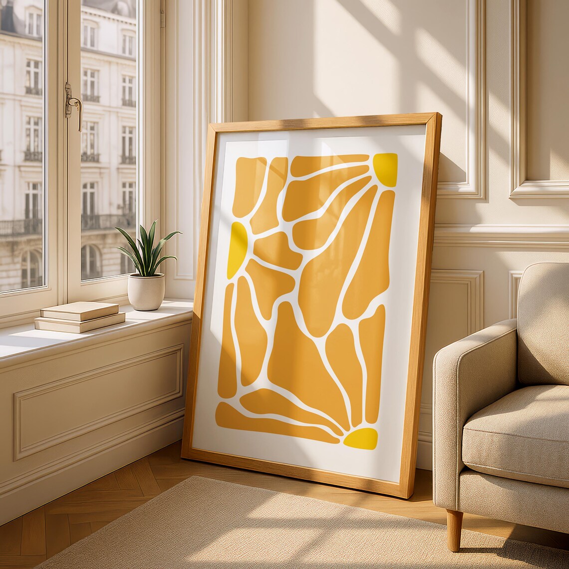 Matisse Floral Art Print, Botanical Modern Decor