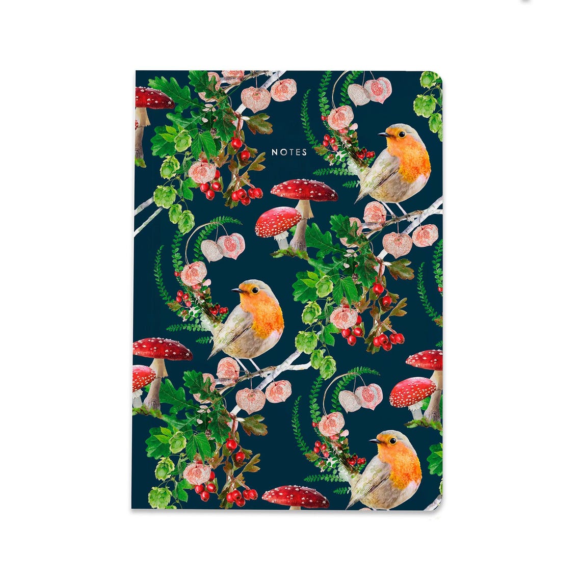 Winter Robin, Notebook by Lola Design