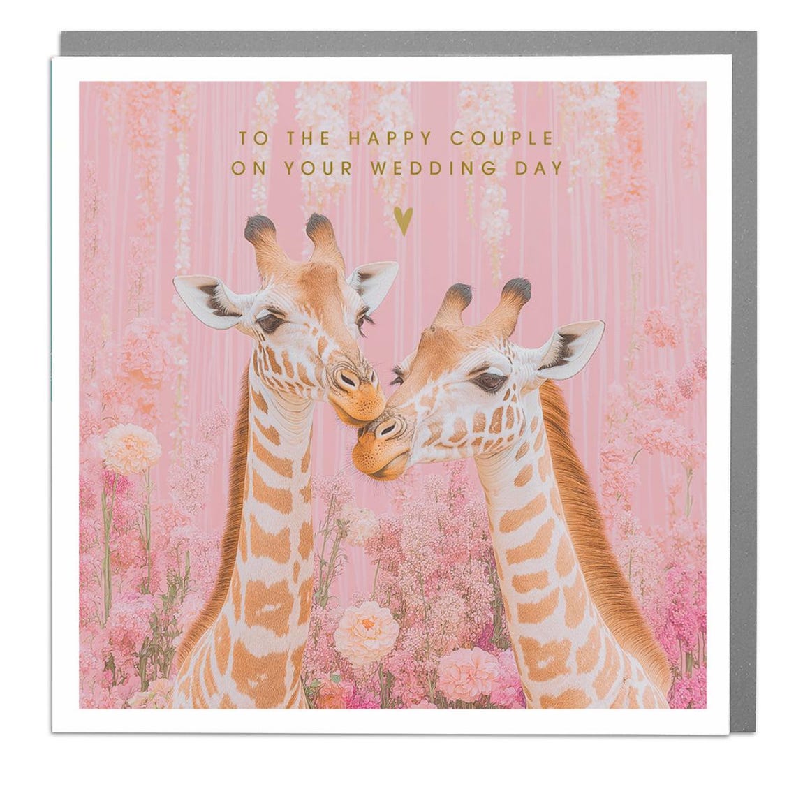 Giraffe Wedding Day Card, Lola Design