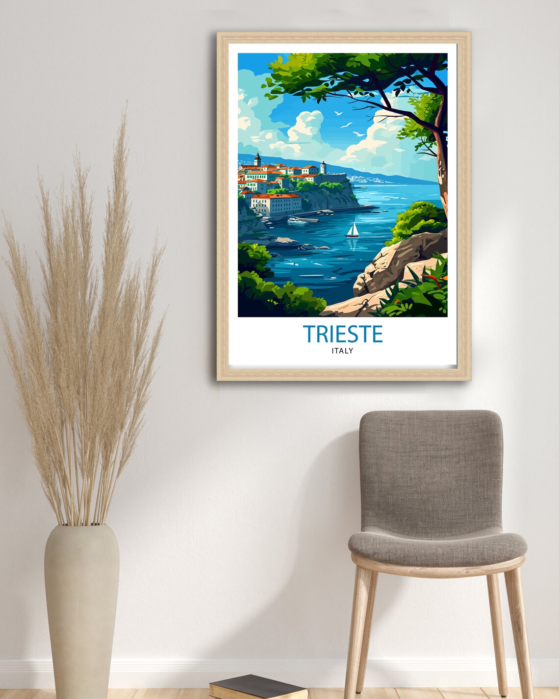 Trieste Italy Travel Poster, Europe Wall Art - Image 2