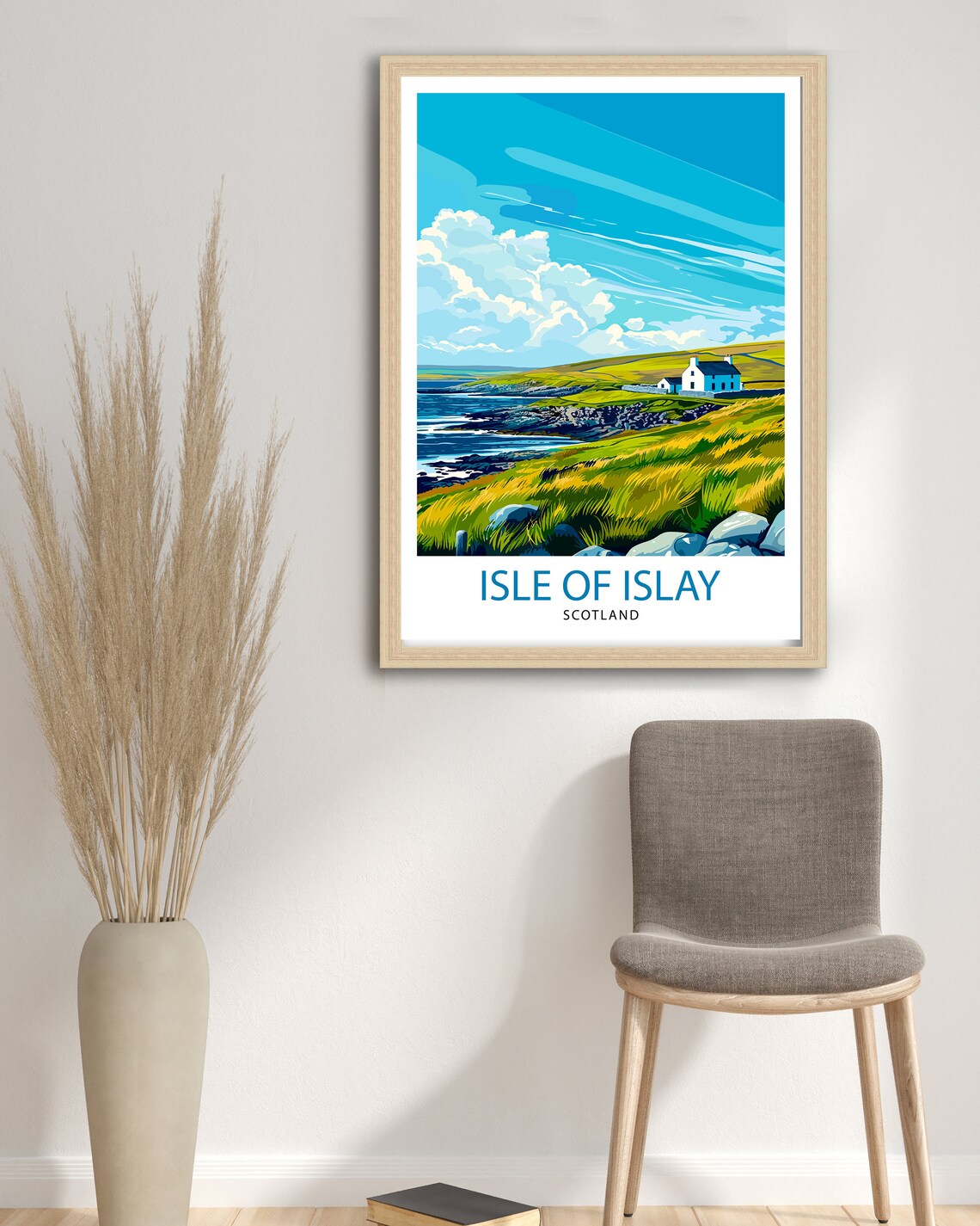 Isle Of Islay Scotland Travel Poster, Wall Decor - Image 2