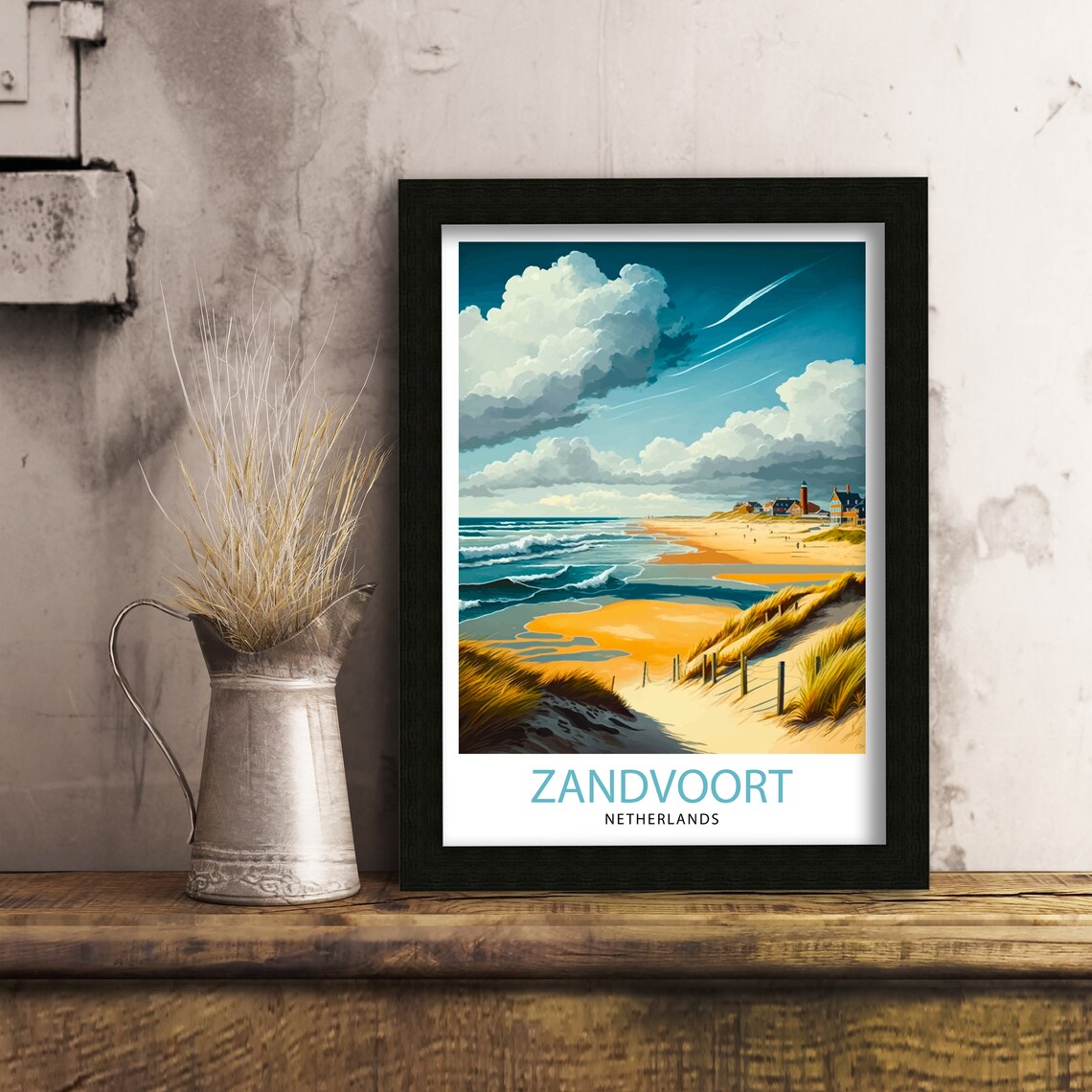Zandvoort Netherlands Travel Poster, Europe Decor - Image 3