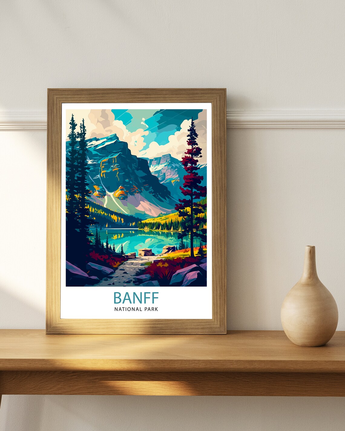 Banff National Park Travel Print Wall Art Print - Image 2
