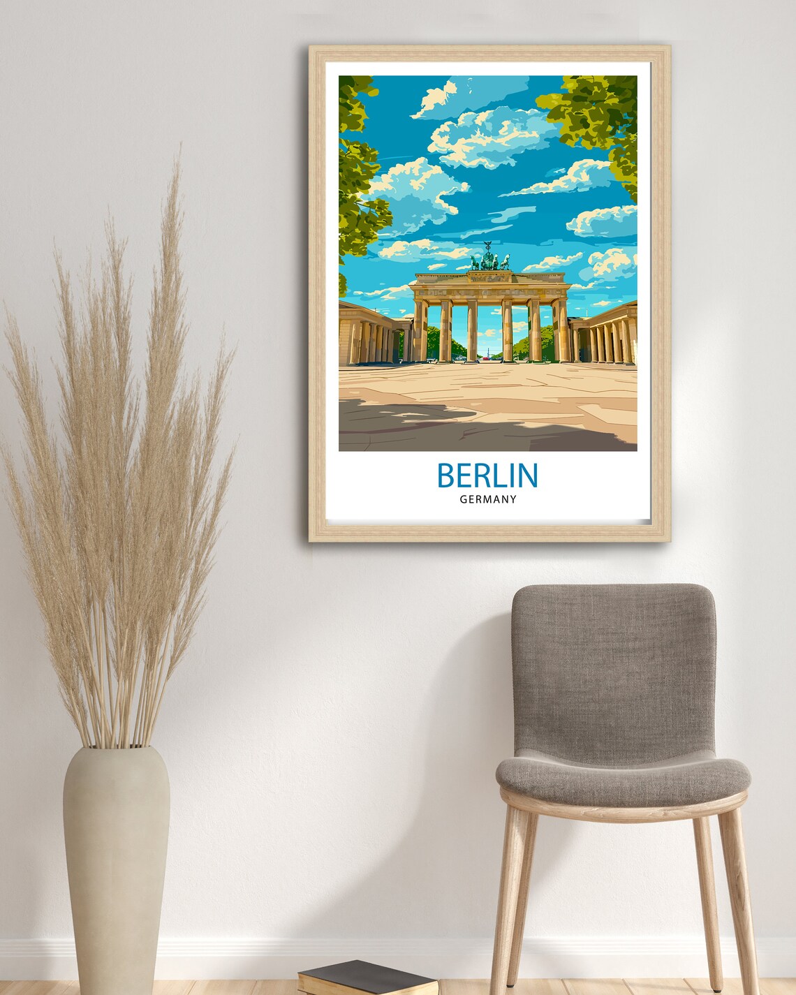 Berlin Germany Vintage Travel Poster, Wall Decor - Image 2