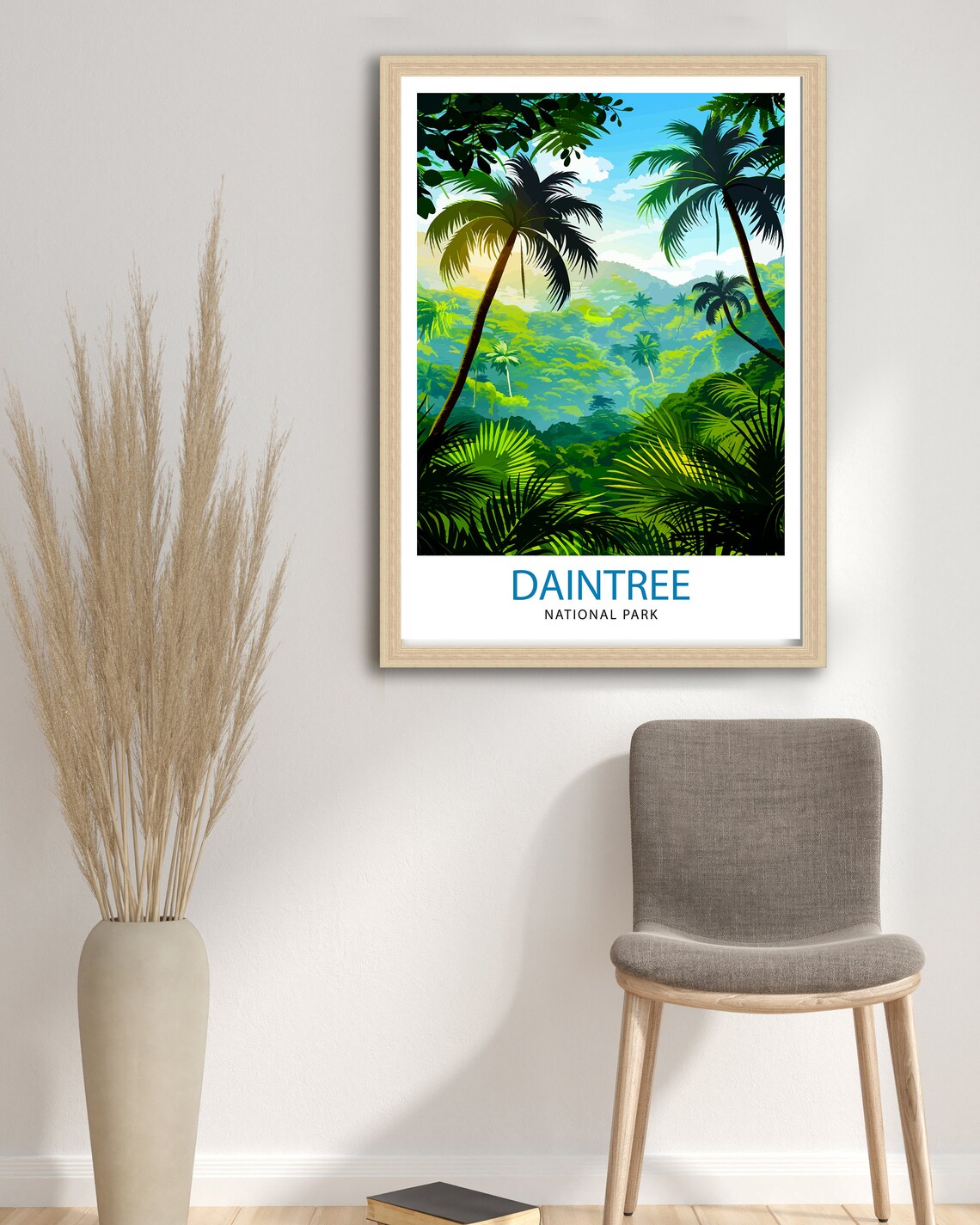 Daintree National Park Australia Rainforest Palms Travel Poster - Image 2