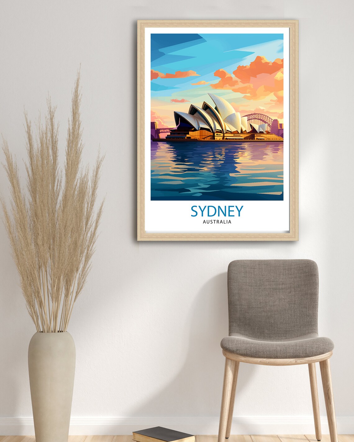 Sydney Australia Travel Poster, Home Living Decor - Image 2