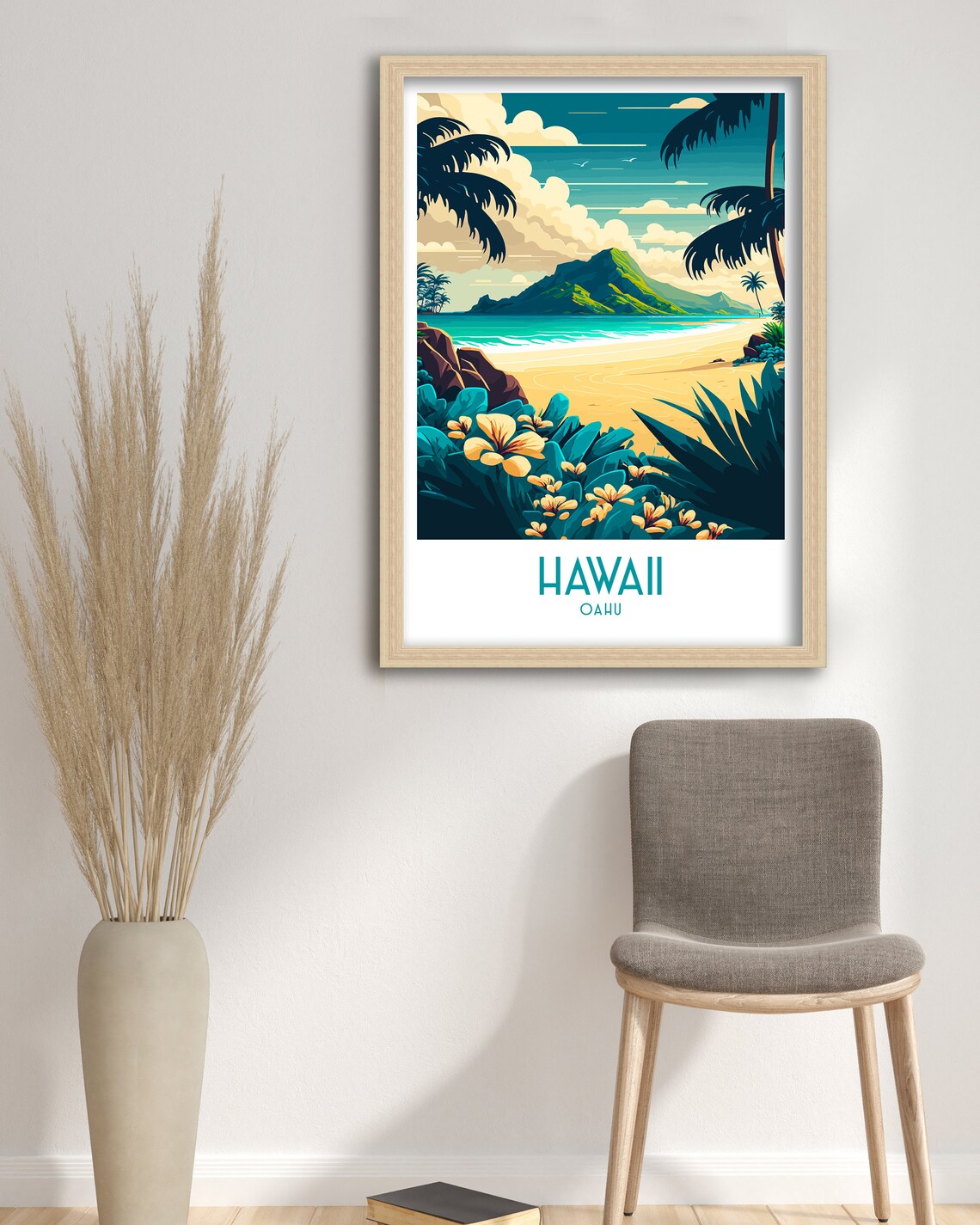 Hawaii Travel Poster, Hawaiian Wall Art Print - Image 2