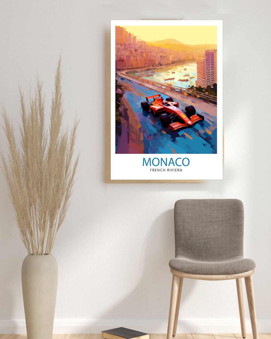 Monaco Grand Prix Travel Poster, Motor Racing - Image 3