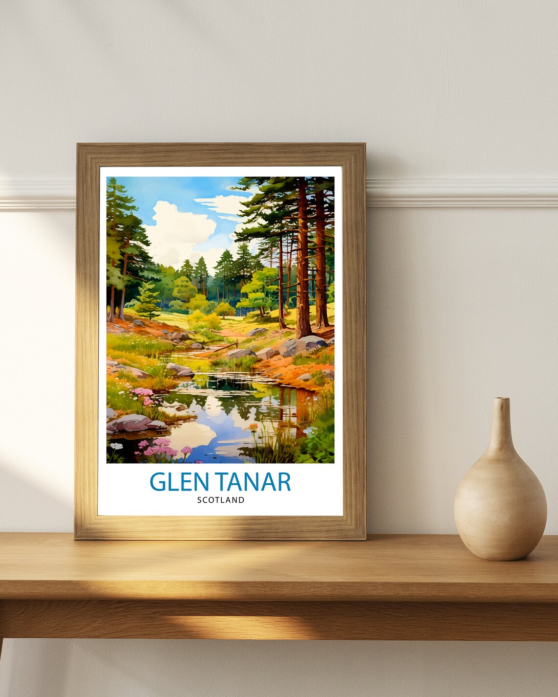 Glen Tanar Scotland Travel Poster, Wall Decor - Image 3