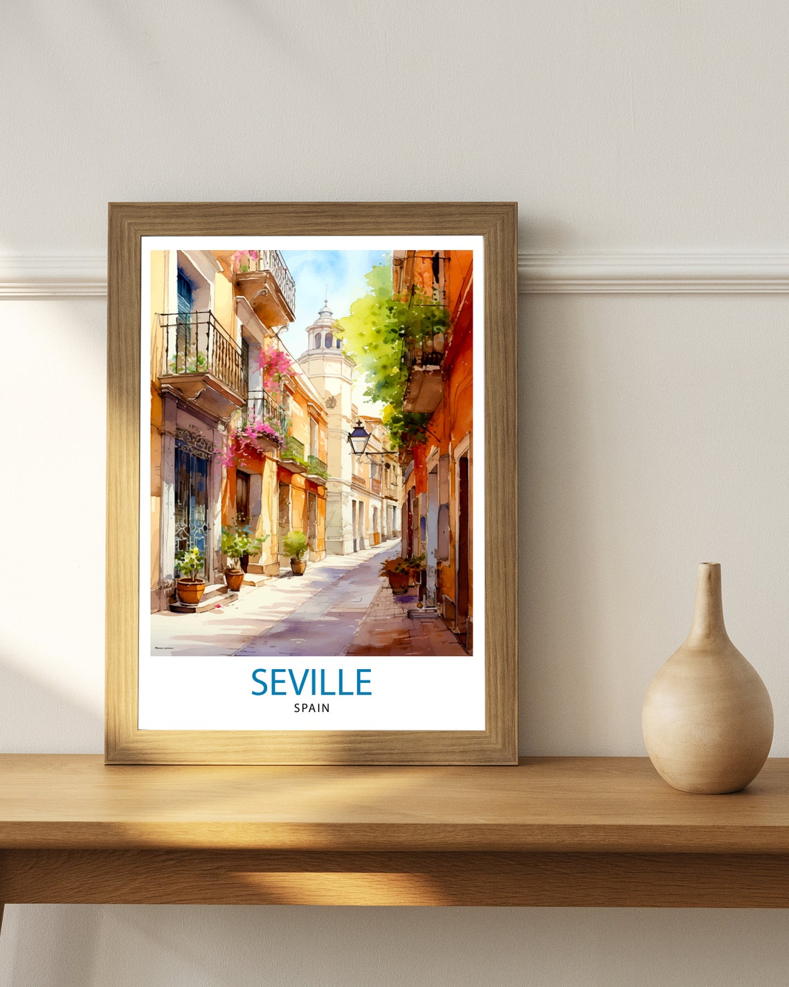 Seville Spain Travel Poster - Image 2
