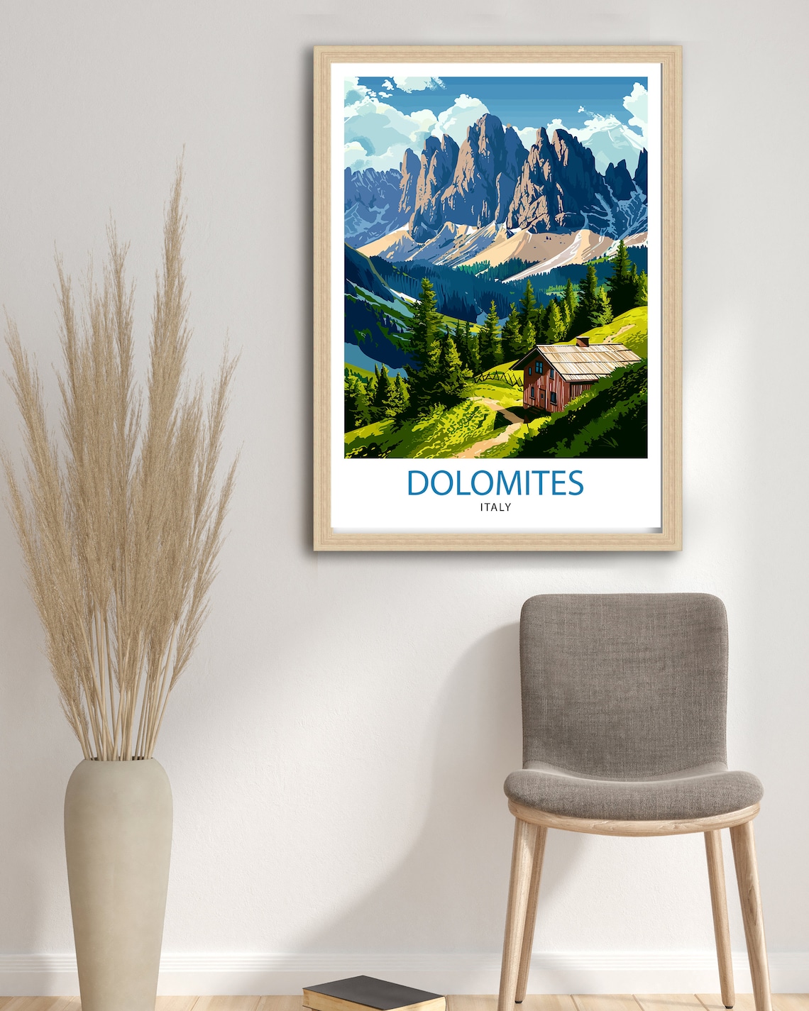 Dolomites Italy Travel Poster, Home Decor - Image 2