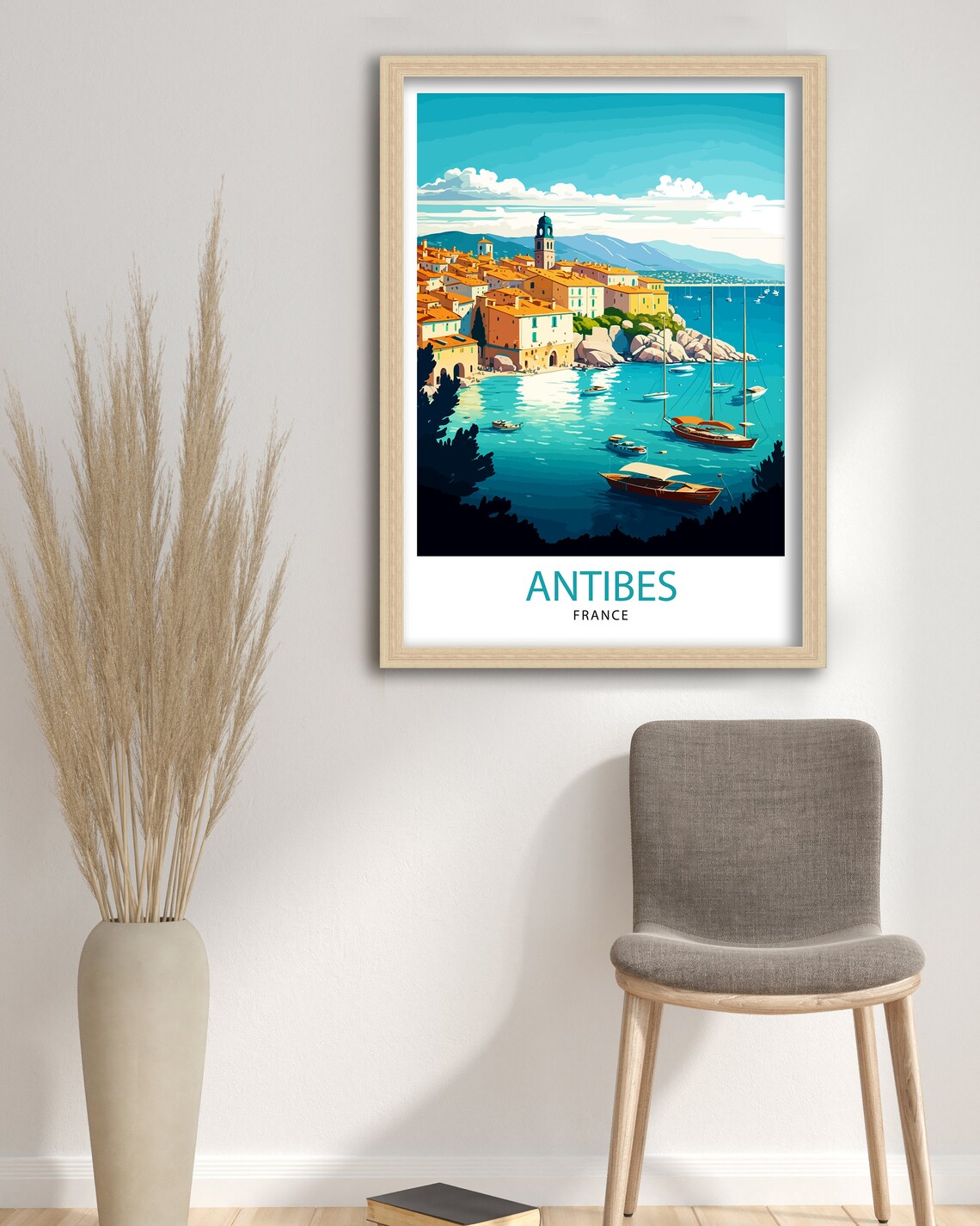 Antibes France Travel Poster, Home Decor - Image 2