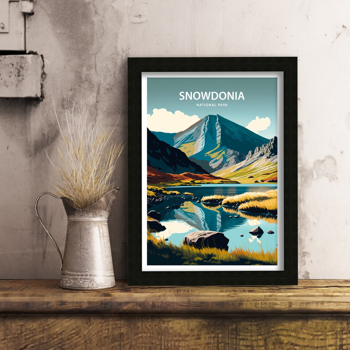 Snowdonia Travel Print Wales Travel Poster - Image 2