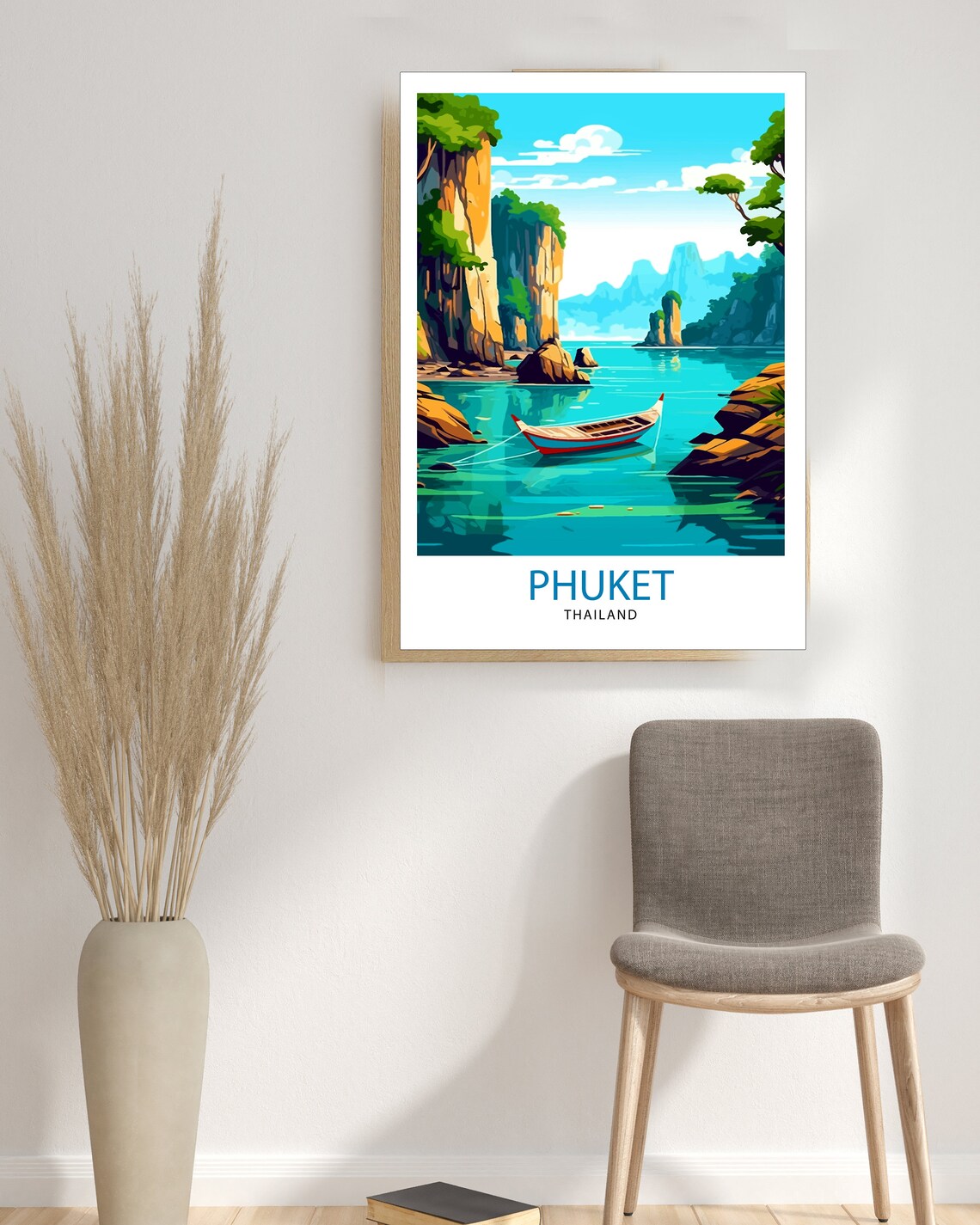 Phuket Thailand Travel Poster, Tropical Paradise Decor - Image 3