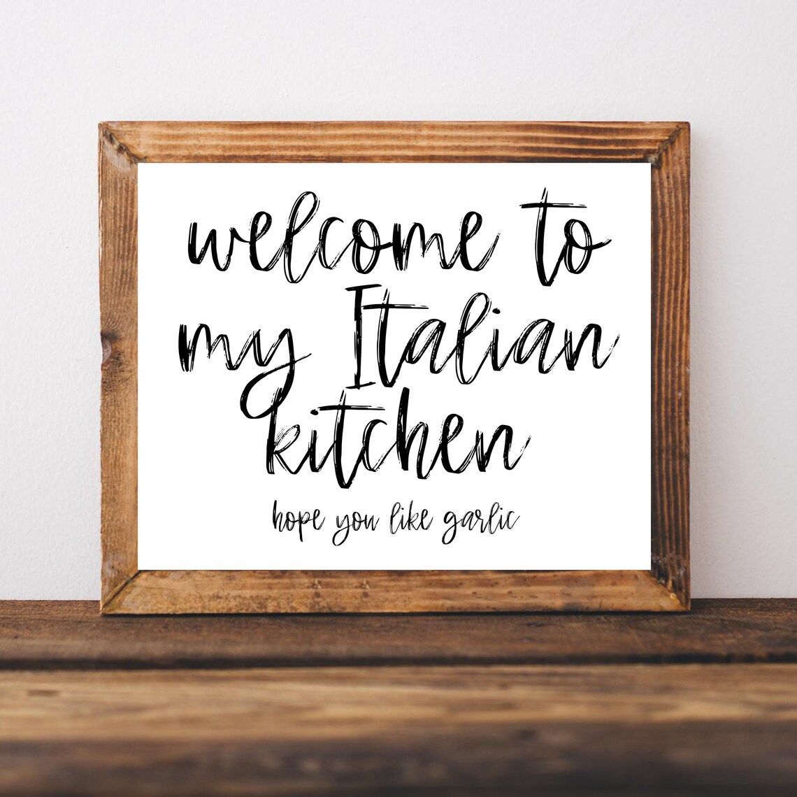 Italian Mom Kitchen Decor Funny Art Print
